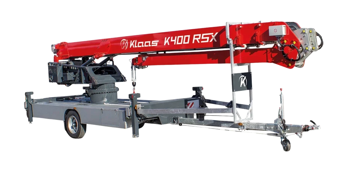 Klaas K400 truck mounted crane